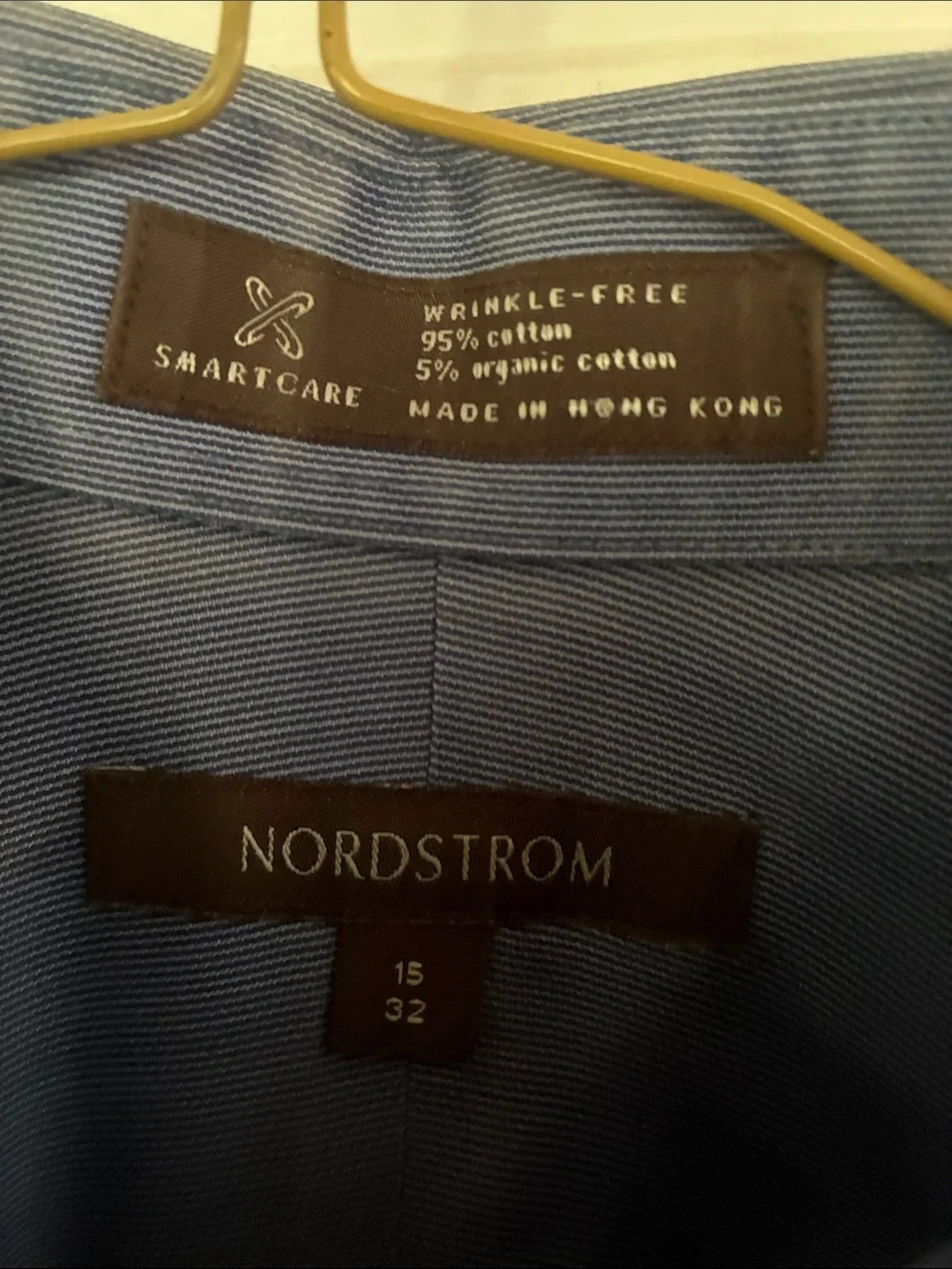 Nordstrom Men's Slate Blue Long-Sleeve Dress Shirt